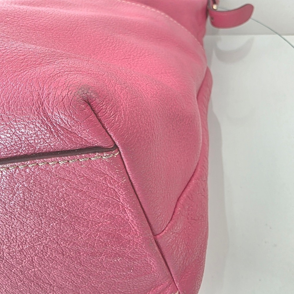 Dooney Bourke Pink Dillen Hobo Bag Pebble Leather Large - Picture 8 of 16